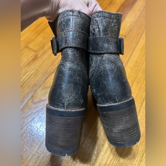 DIBA TRUE CRAZE HOT MOTO BOOTS Western Cowgirl Grunge Rustic Size 10 - Picture 6 of 12